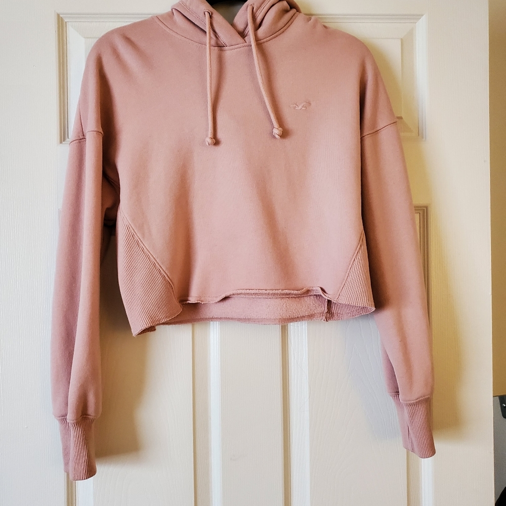 Hollister crop hoodie